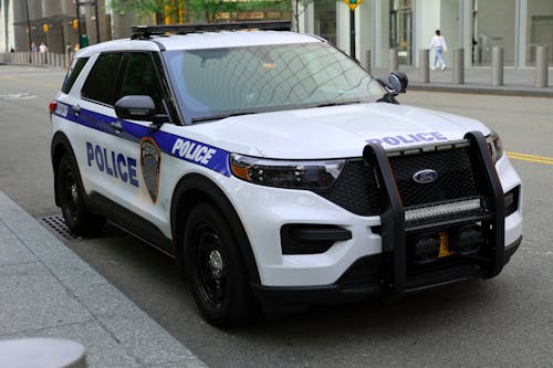 A Police Car on a Street