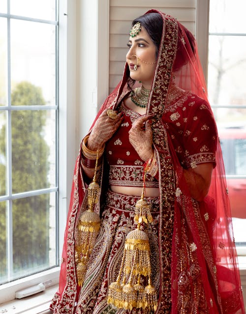 Bride in Traditional Clothing 