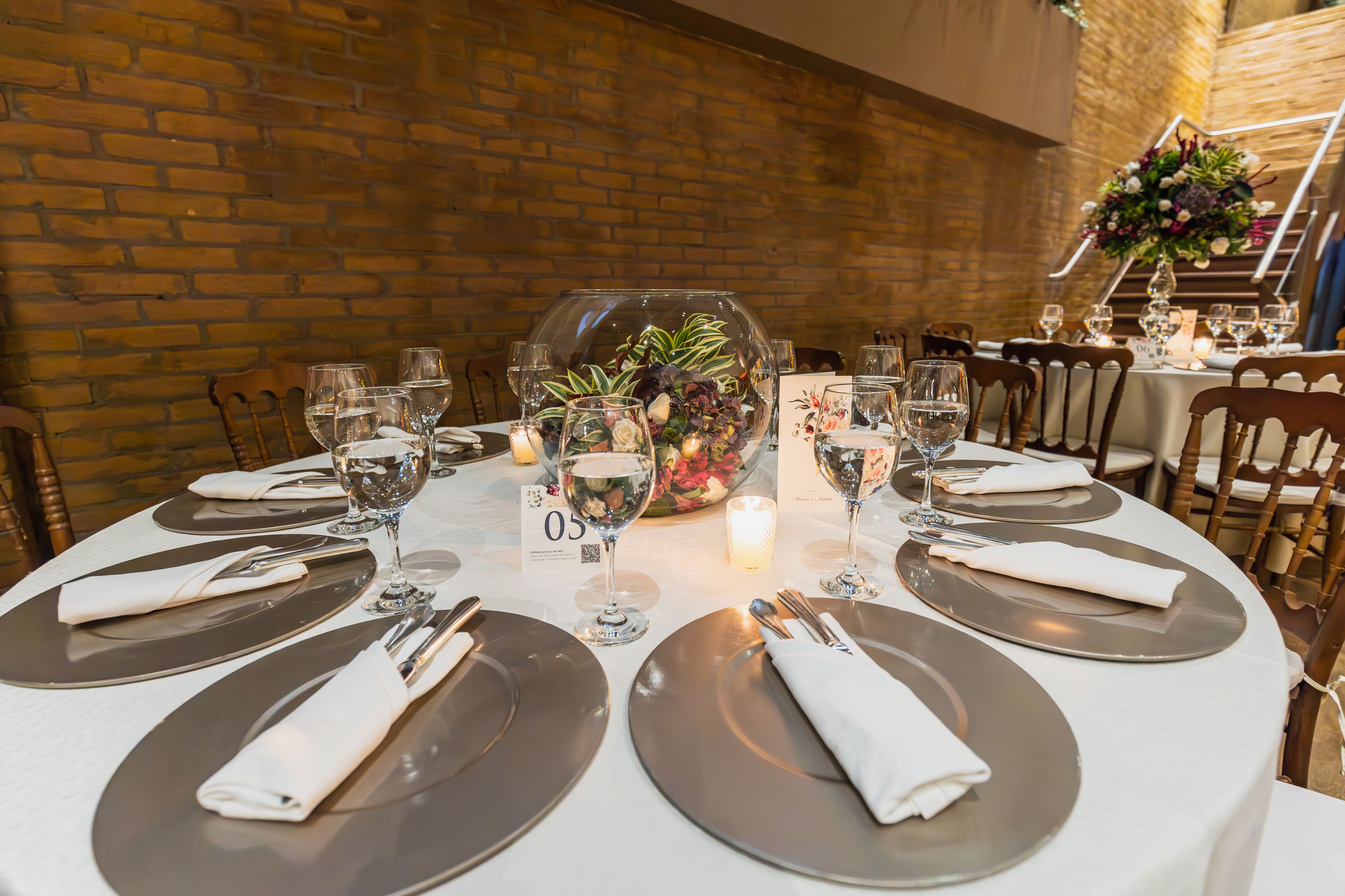 Centrotavola elegante per eventi