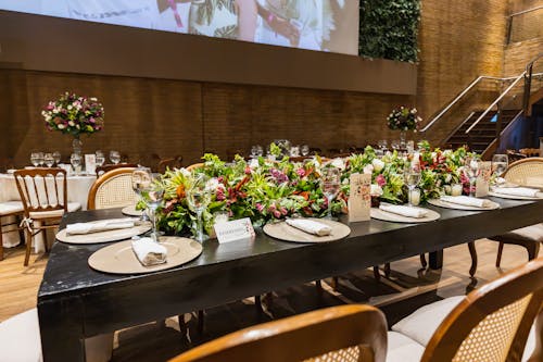 Elegant Table Setting in Luxury Restaurant