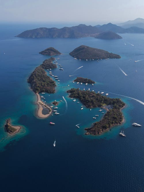 Fotos de stock gratuitas de costa, foto con dron, islas