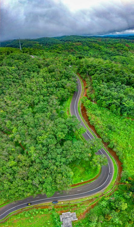 Bird's Eye View Photography Of Road