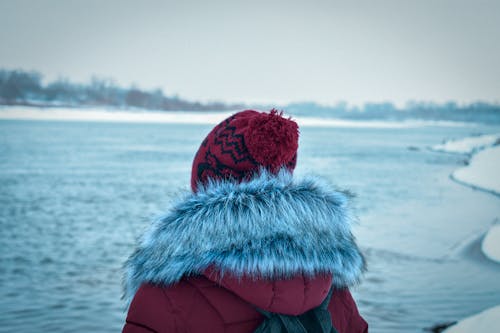 Free Photo of Person Wearing Winter Clothes Stock Photo
