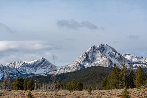 Free White Mountains Under White and Gray Sky Stock Photo
