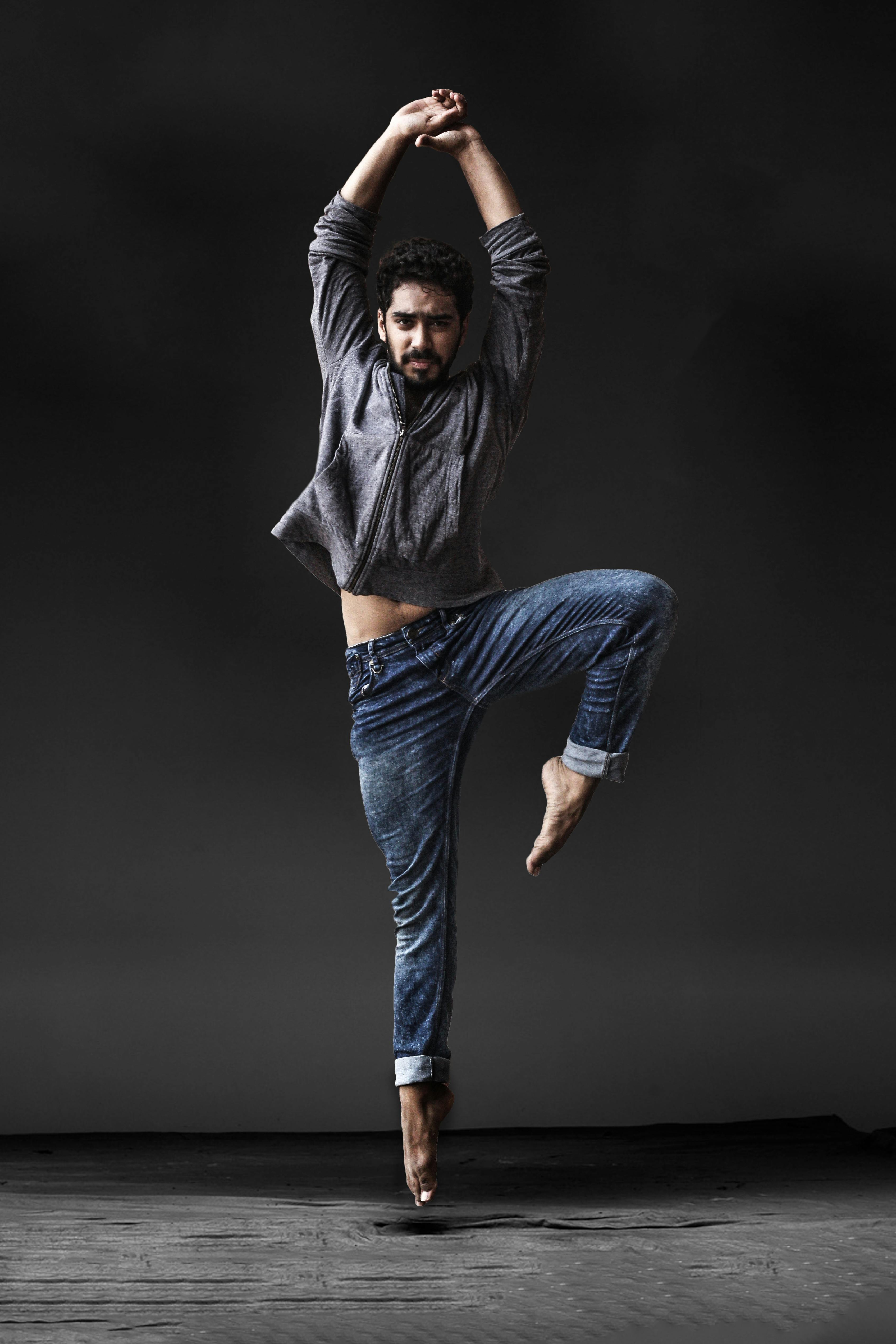 A Young and Fit Male Ballet Dancer Posing in a Studio Stock Photo - Image  of dance, modern: 39677520