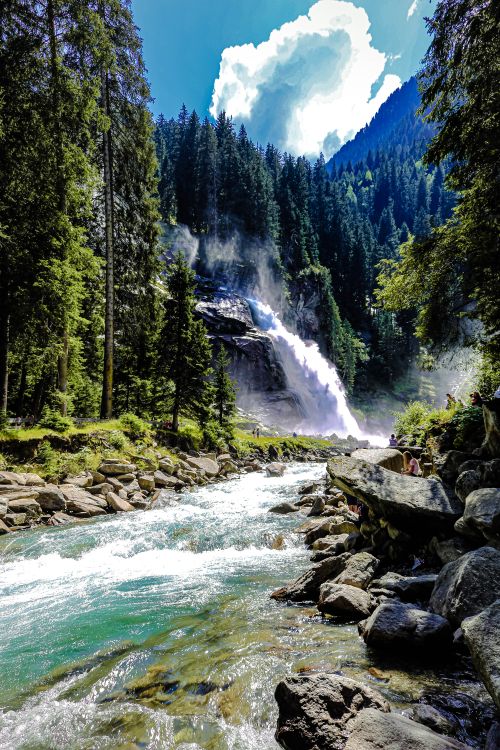 Free österreich - Wasserfall Stock Photo