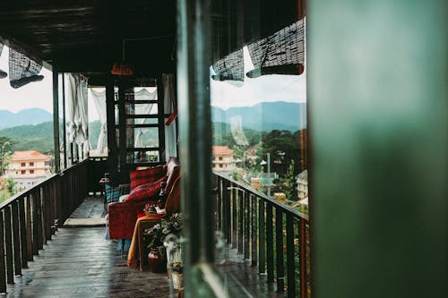 Free Sofa On Terrace Stock Photo