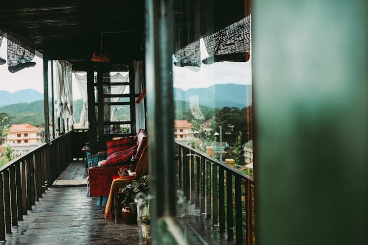 Sofa On Terrace