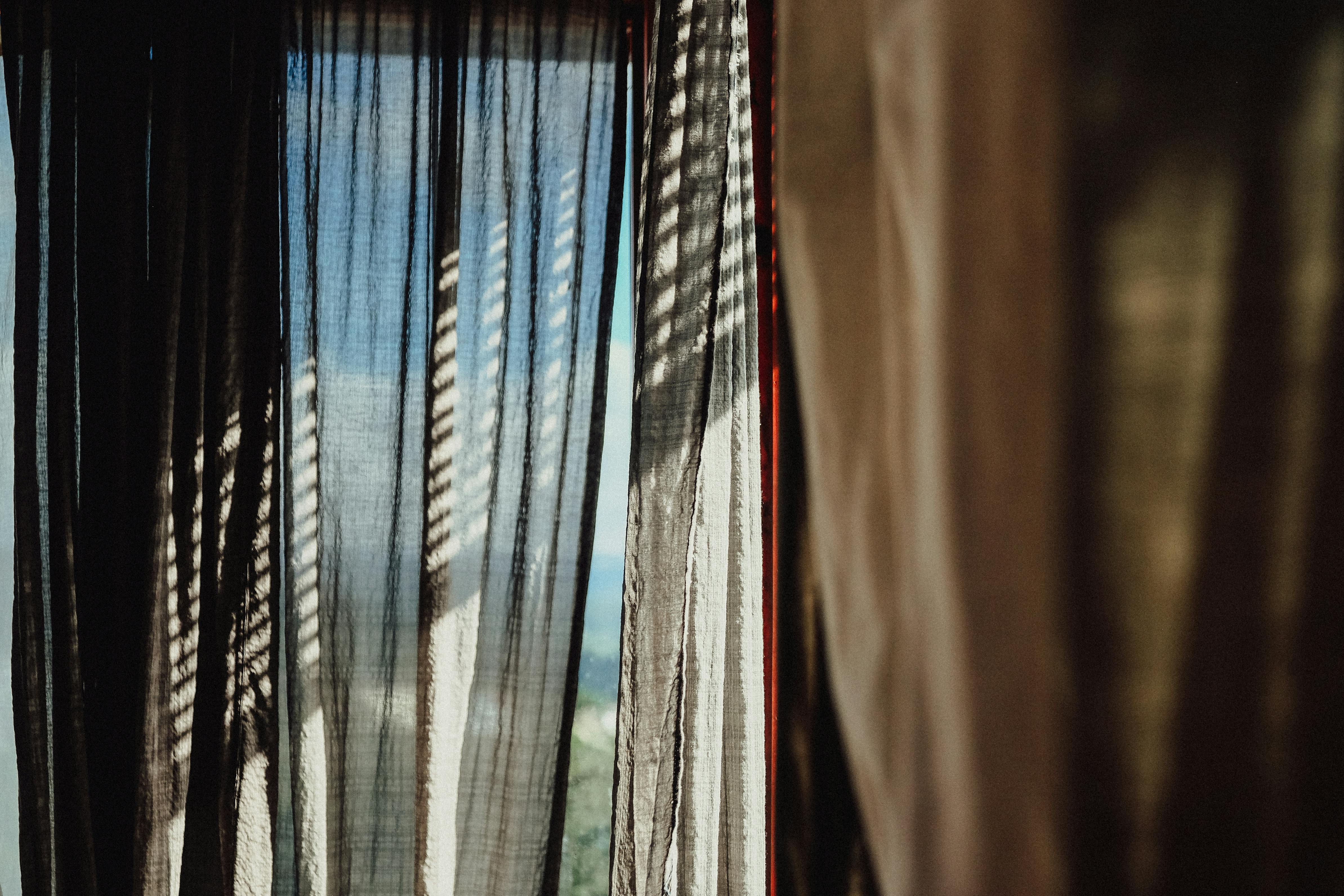 Free stock photo of curtain, light, shadow