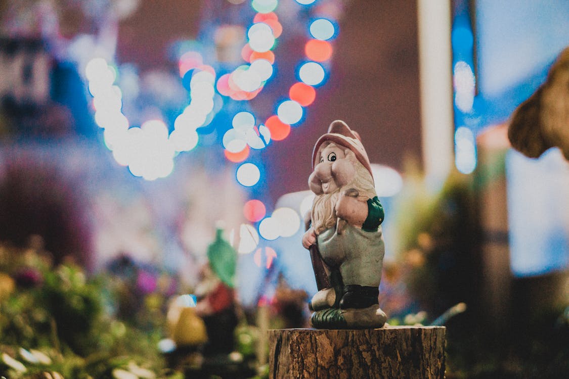 Free Selective Focus Photography Of Gnome Figurine Stock Photo