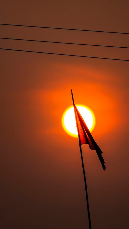 Ingyenes stockfotó kambodzsa, naplemente, zászló témában