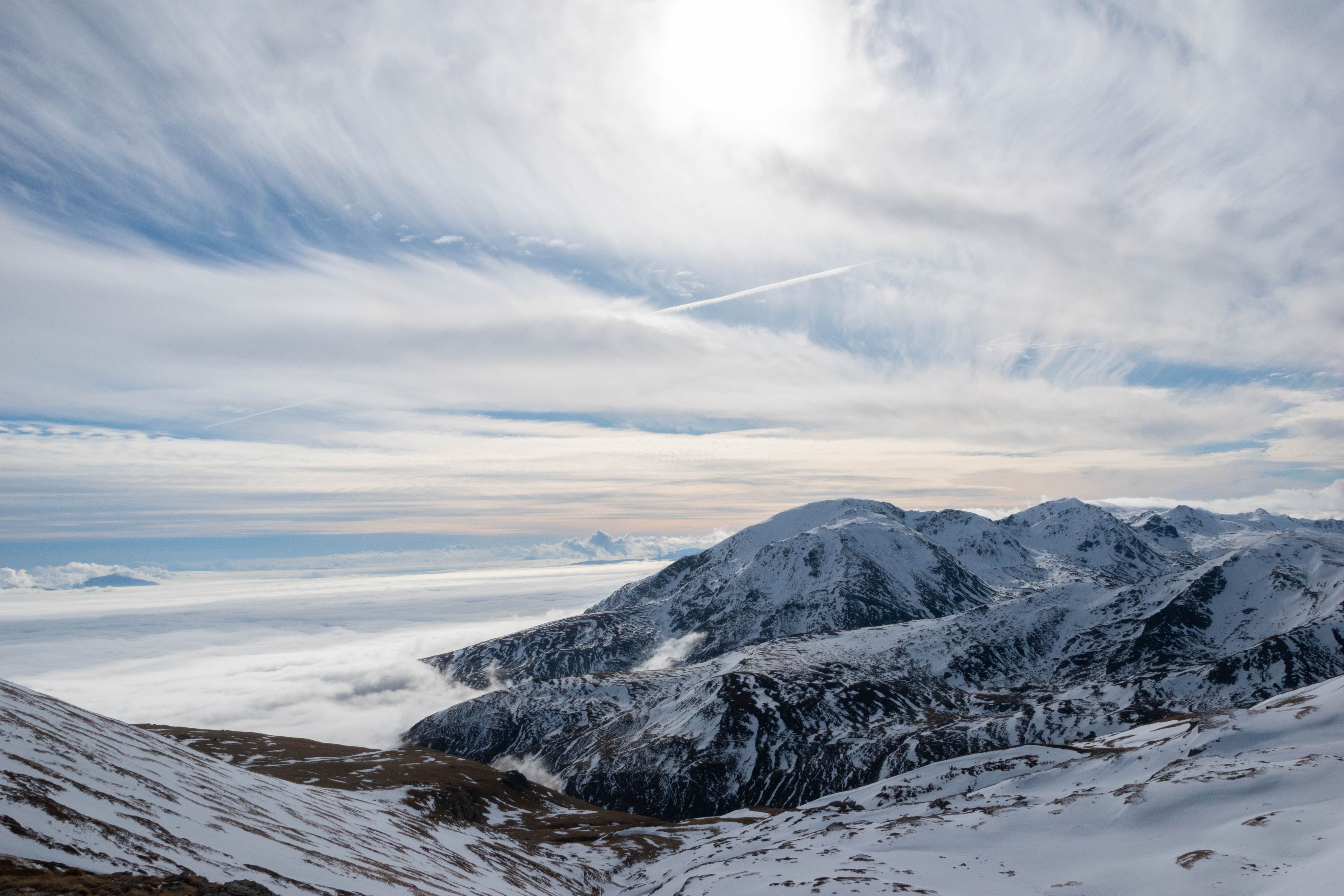 Scenic Snowy Mountain Landscape · Free Stock Photo