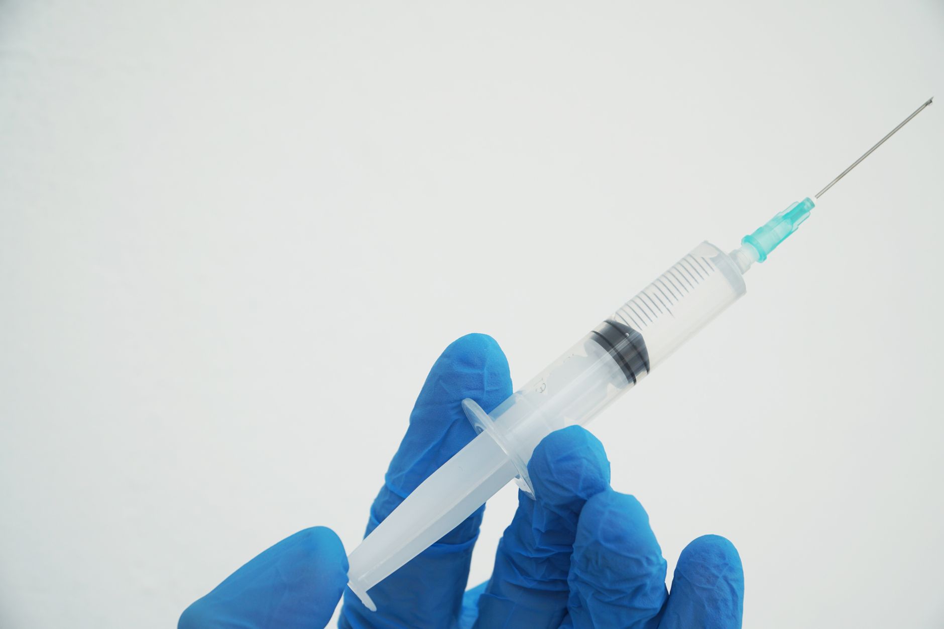 collection cup to syringe transfer