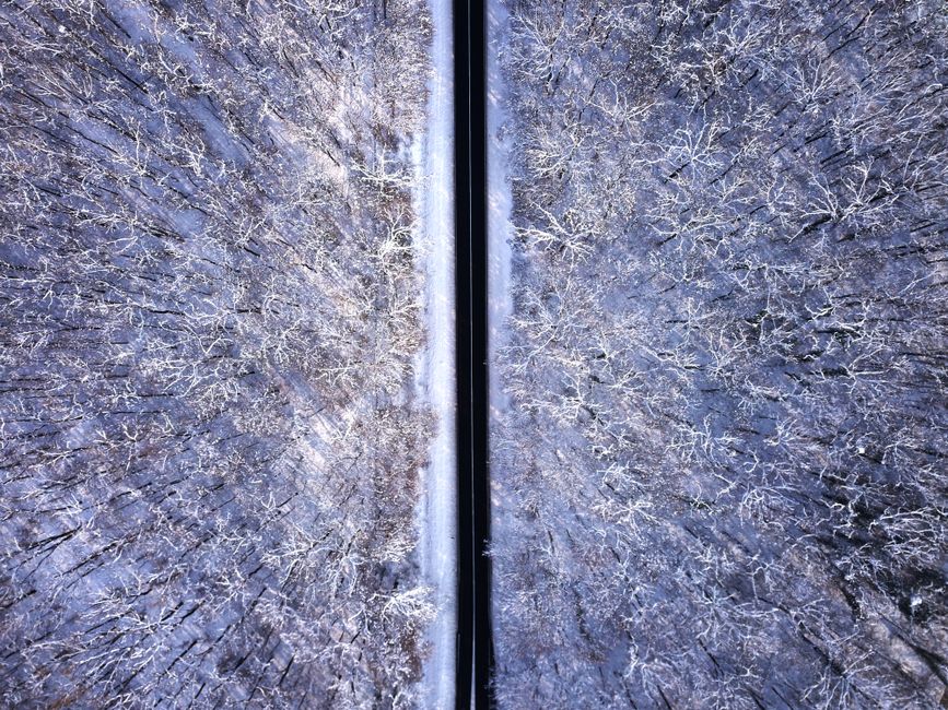 Bird's Eye View Photography Of Road · Free Stock Photo