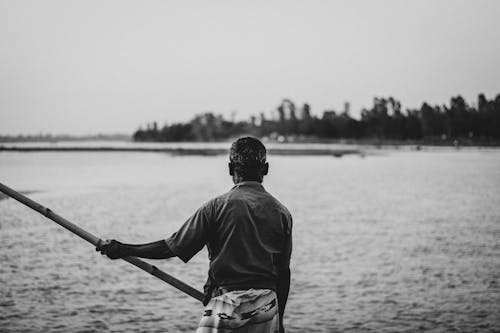 Foto profissional grátis de bangladesh, barqueiro, beira do lago