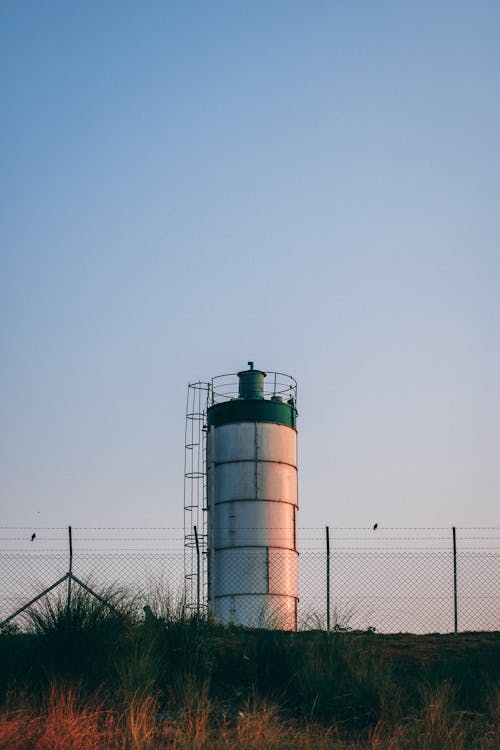 Tall Metal Silo