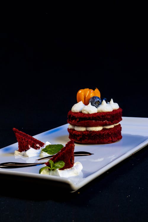 Gratis stockfoto met bord, cake, fruit