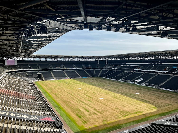 Empty Football Stadium