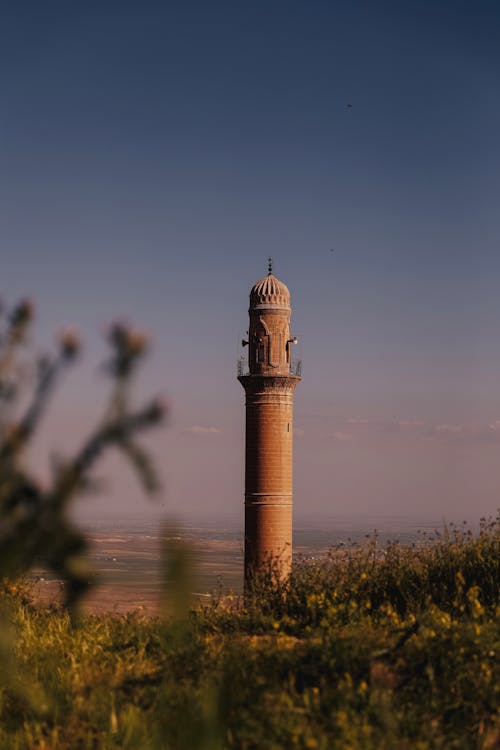 View of the Minaret of the Great Mosque of Mardin, Turkey 