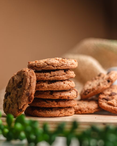 Fotobanka s bezplatnými fotkami na tému chutný, čokoládové sušienky, cookies