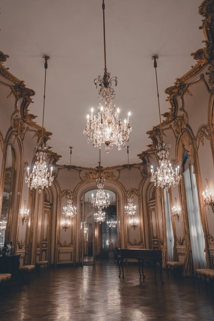 Interior Of A Palace Ballroom