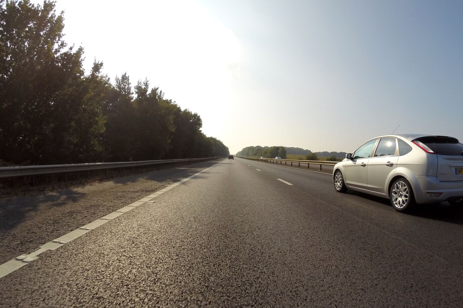 Kruze taxi on a motorway for a long distance nationwide transfer from Leeds