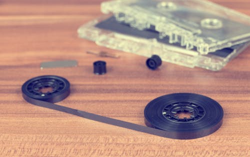 Zwarte Cassetteband
