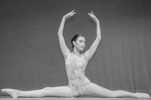 A Ballerina Doing the Splits