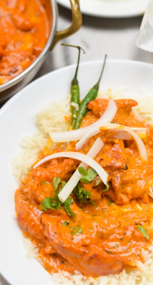 Free stock photo of ammrit, butter chicken, chilli peppers