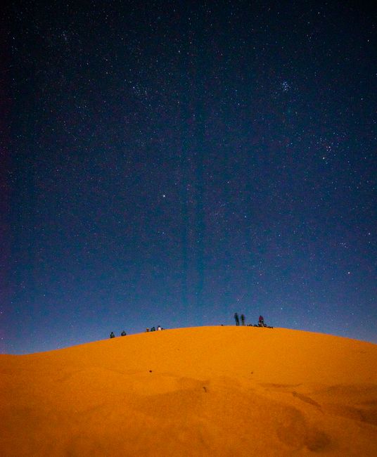 Sahara Desert night sky, Merzouga, Morocco