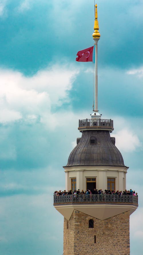 Top of Kiz Kulesi in Istanbul