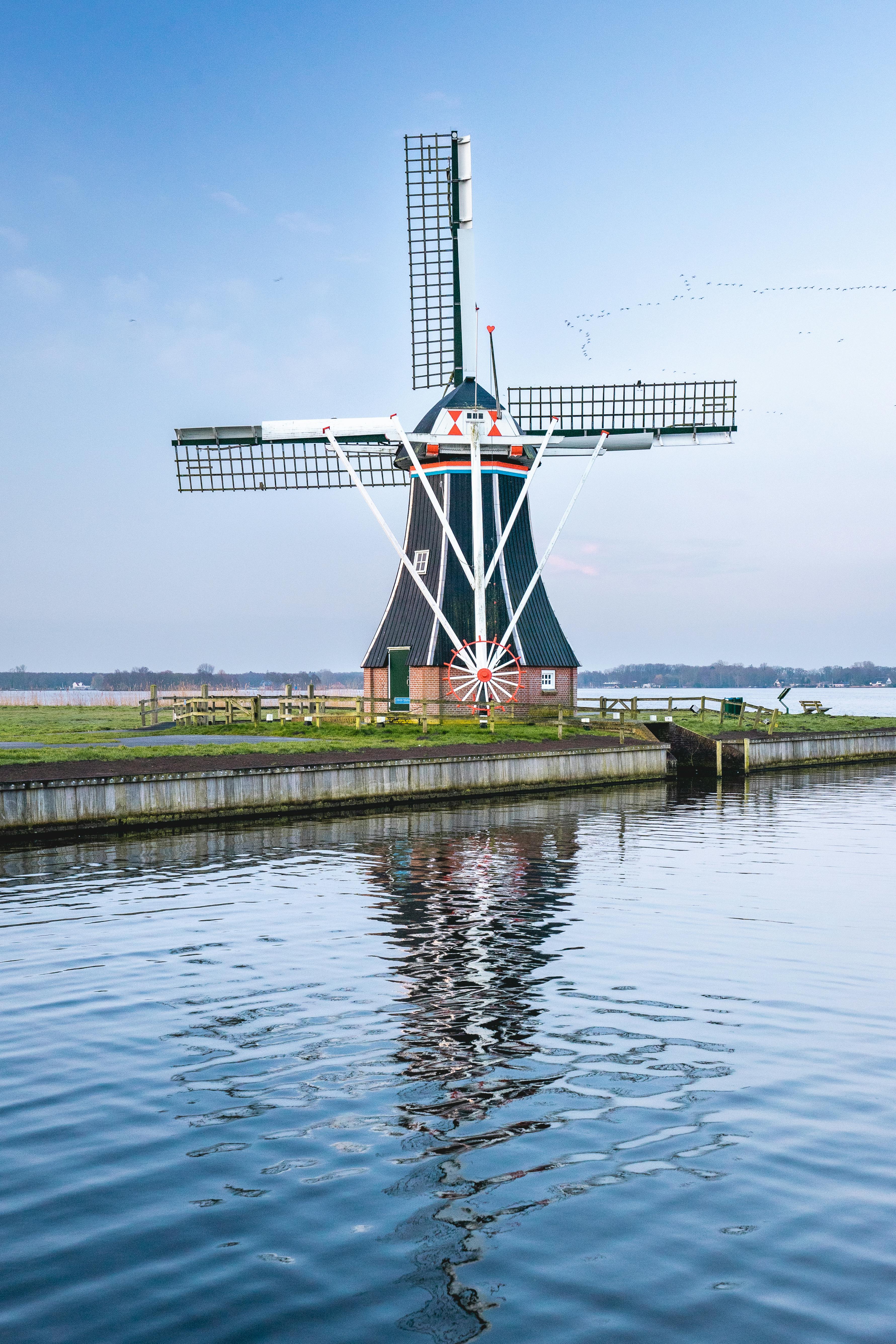 de helper dutch windmill in haren groningen the netherlands