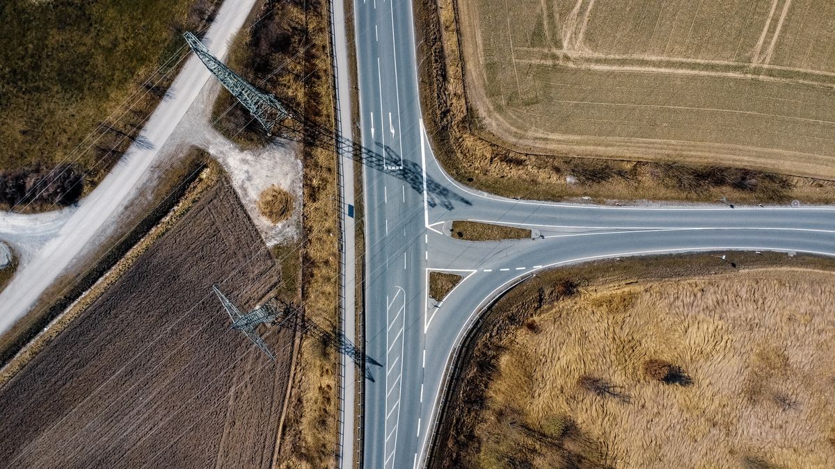 Ortofotomapa z drona — precyzyjna mapa terenu z współrzędnymi geograficznymi