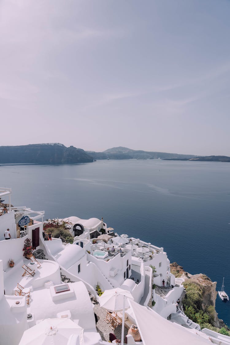 Buildings On Santorini, Greece