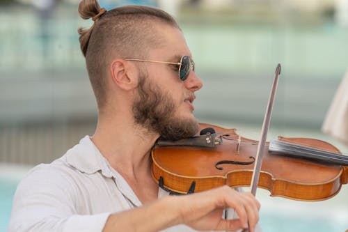 Man Playing Violin