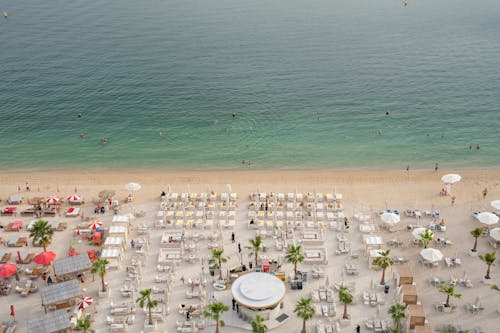 Gratis stockfoto met mensen, parasols, resort