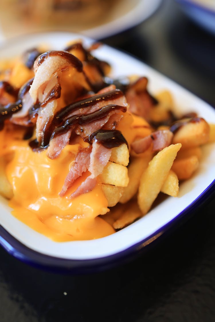 Fries In Melted Cheese