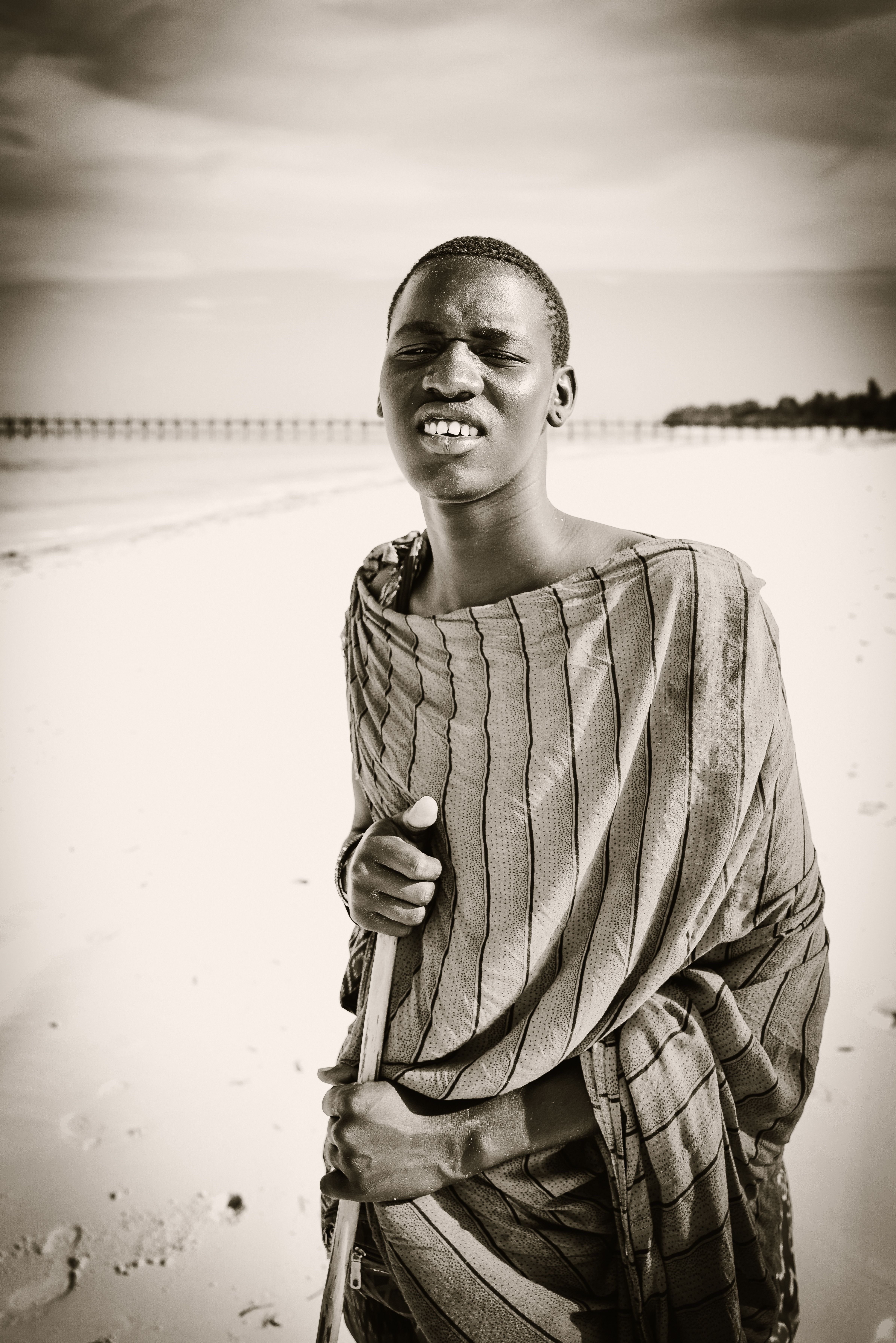 African Man in Traditional Clothing Standing in the Desert · Free Stock ...