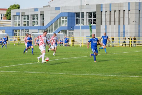 Men Playing Soccer