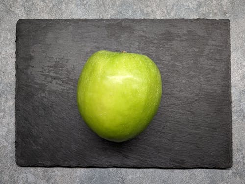 Green Apple on Tray