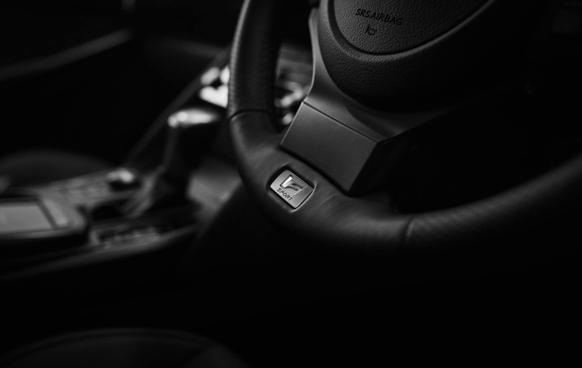 Steering Wheel of Lexus F