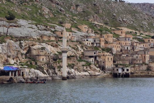 Halfeti flooded village day — Gaziantep