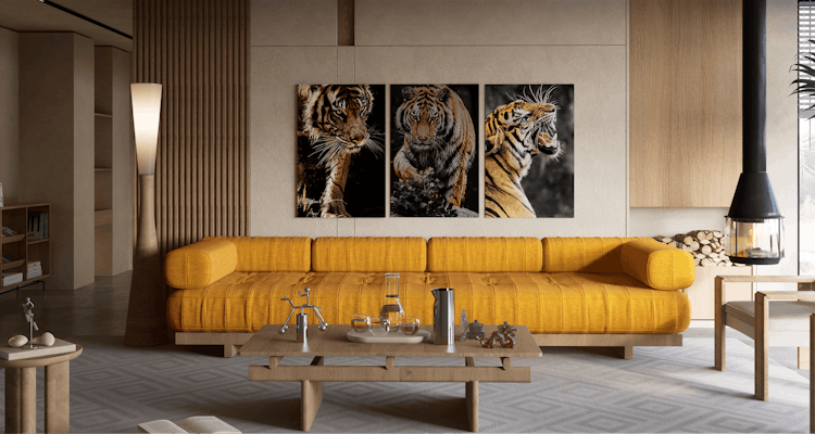 Tigers Images In Room