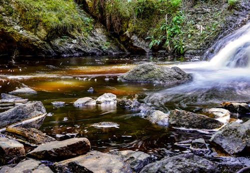 Splendid Flowing Waterfall