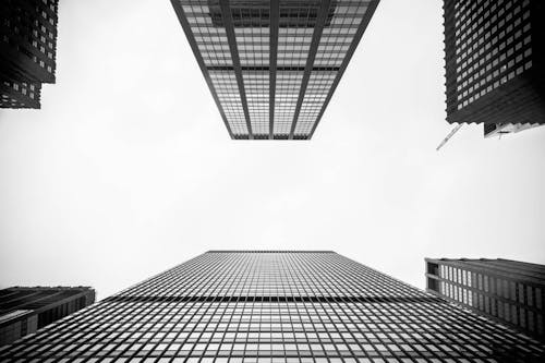 Free Worm's Eye View Of Buildings Stock Photo