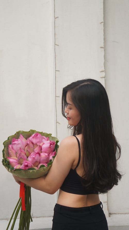 Photos gratuites de bouquet, cheveux longs, cheveux noirs