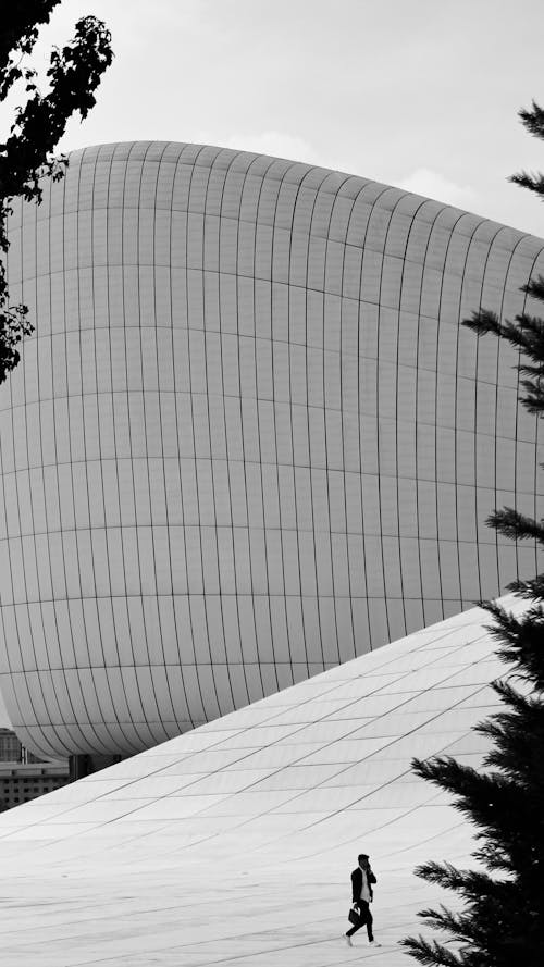 Heydar Aliyev Center in Black and White