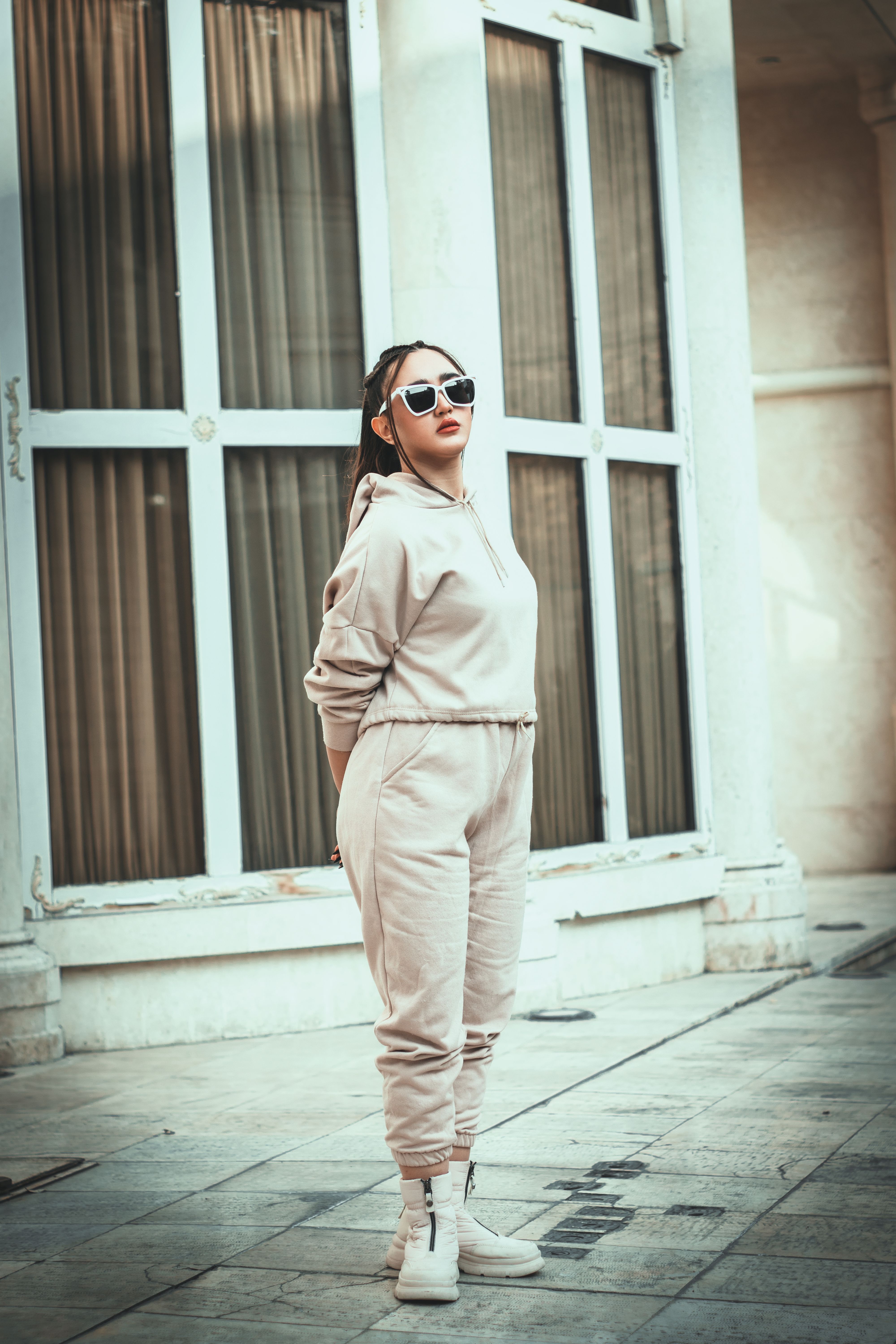 Ensemble beige