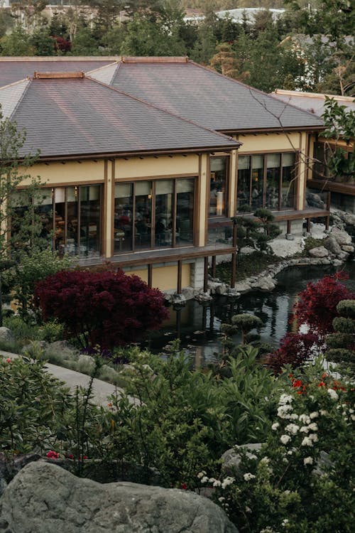 Bungalows in a Garden