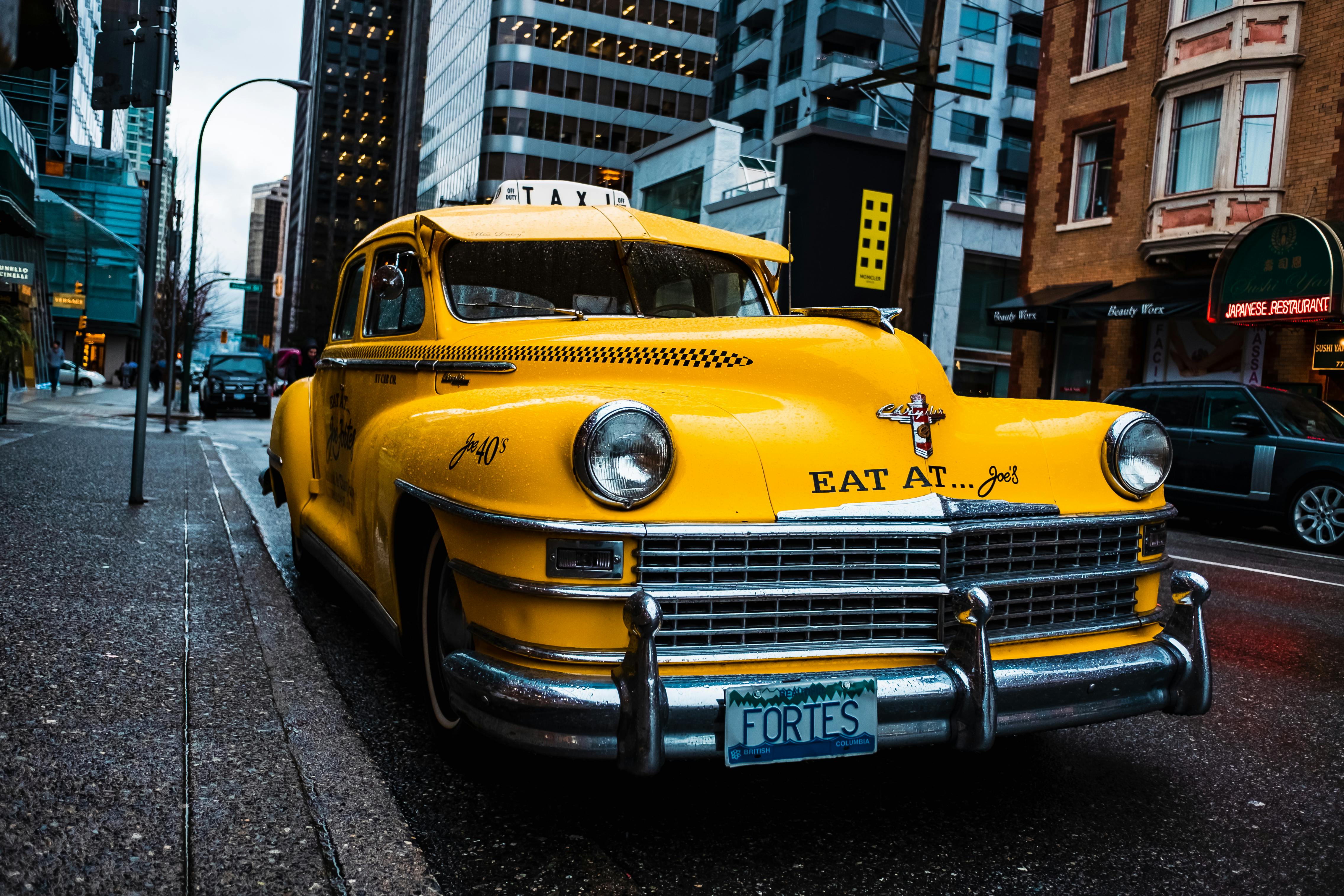 Taxi retro on sale